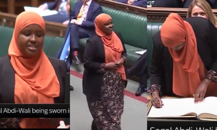Somali-Born Woman Who Came to UK as a Refugee Becomes Labour MP and Sends a Powerful Message to Britain After Taking Oath in Parliament